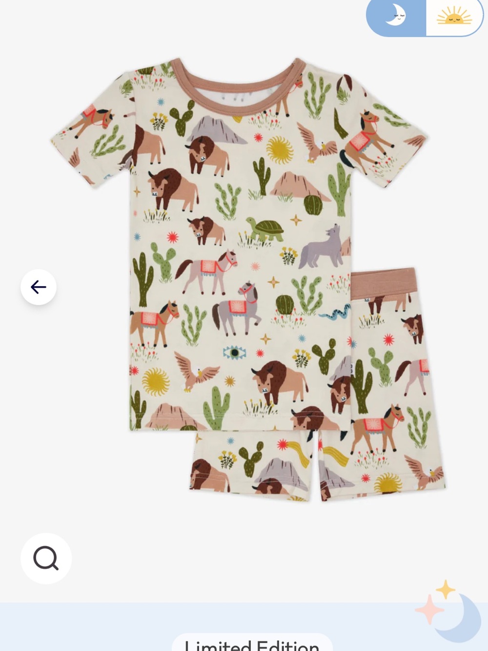 NWT Little Sleepies Wild Frontier Two-Piece Pajama Set 5/6